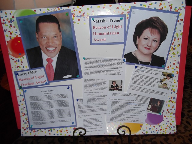 Larry Elder and Natasha Trenev - Display